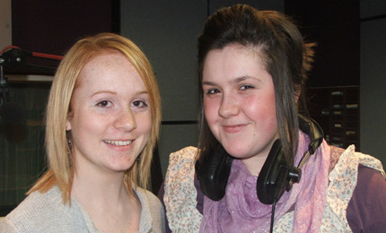 Stephen's co-hosts recently where by Farrah Loughry (l)and Rachel McCloskey (r). 
