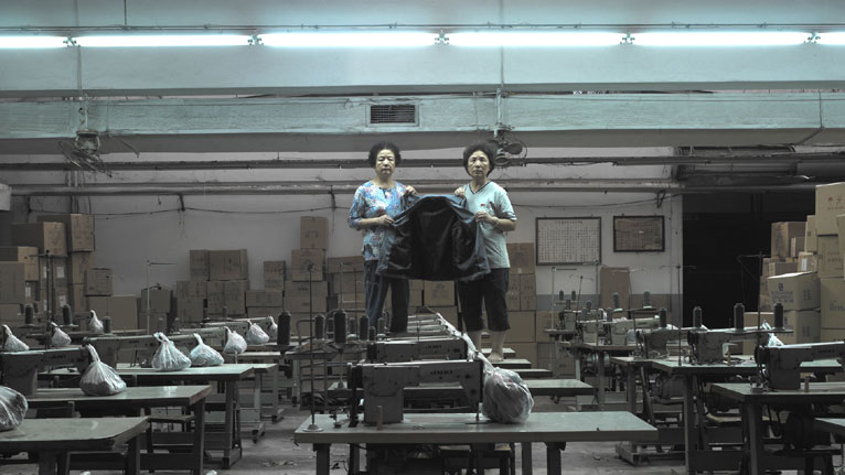 Detail from a photograph of Chen Chieh-jen's film Factory. Image courtesy of the artist.