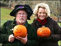 Bill and Kate in the Halloween mood