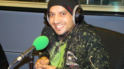 Jazzy B live in the Studio