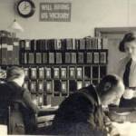 Serving cocoa to Chief Manley