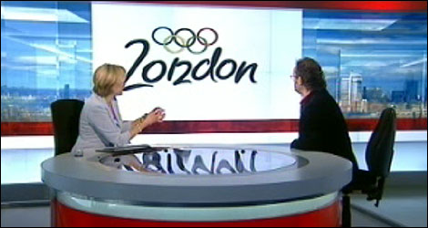 Voyseys' logo on BBC News