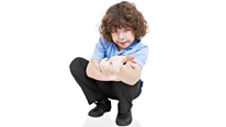 Ben (Daniel Roche) shows some prospective buyers around the house