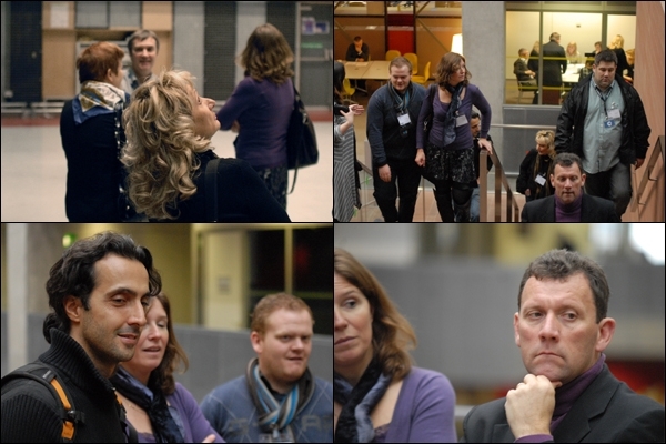 pictures of the visitors at Pacific Quay