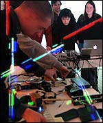 Picture: Webjam06: Live puppetry - Claire Gomm, Anita Shukla & n0media