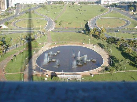 a picture taken from the top of the tower