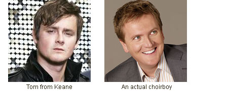 Tom Keane vs Aled Jones