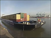 The new barge shuttle