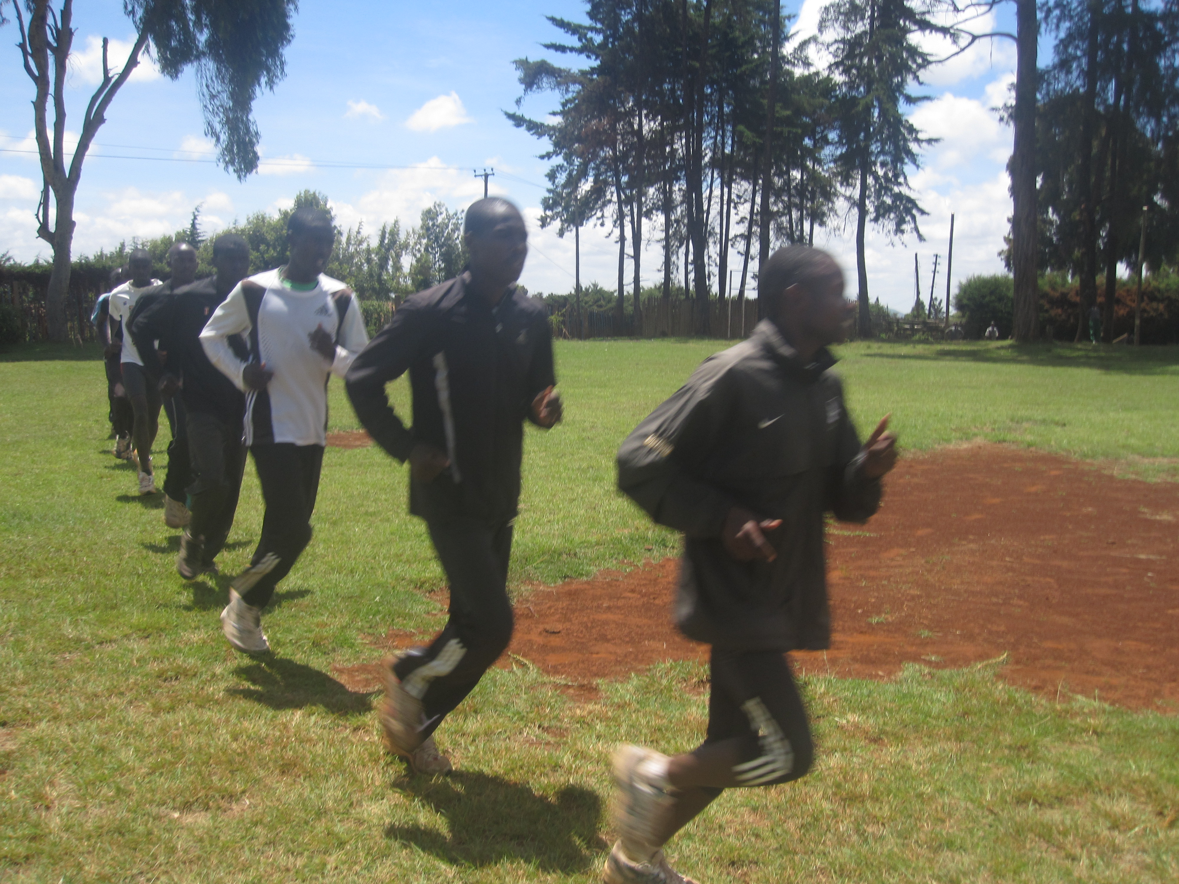 Pupils at St Patrick's in training