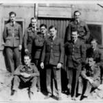 Dressed in our best — ready for home.