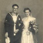 Wedding Bells After 5 Day Romance for HMS Barham survivor. 27th May 1944