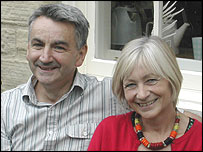 Two of the residents involved in Saltaire festival 