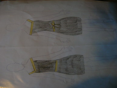 Black and Gold Dress