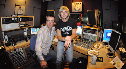 Keith Harkin with Mark Patterson