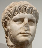 Roman marble statue of Emperor Nero