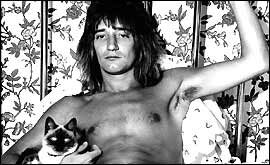 Rod Stewart and friend©