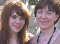 Kate Nash and Julie Cullen