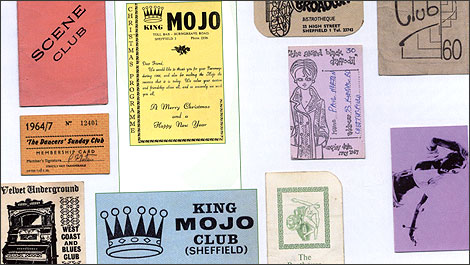 Membership cards from Peter Stringfellow's various clubs