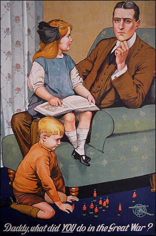 Daddy what did you do in the Great War?