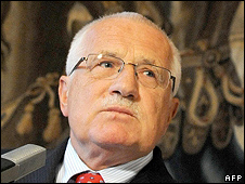 Vaclav Klaus, 9 Oct 09