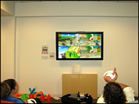 Google employees playing Wii