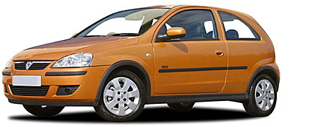 A Vauxhall Corsa, pre smash