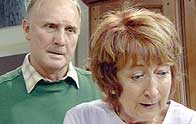 George threatens Moira