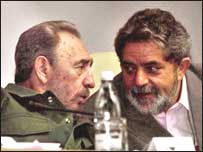 Fidel Castro e Luiz Inácio Lula da Silva