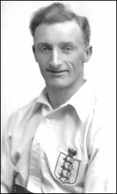 Sam Wadsworth in his England shirt