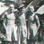 Harry and his fellow Dispatch Riders off duty - Meerut - 1945/47