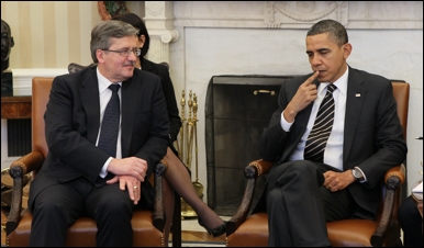 Коморовський, Обама, США 2010