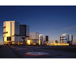 European Southern Observatory's 4 VLT array at Paranal in Chile.