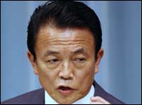 Taro Aso, ministro das Relações Exteriores do Japão