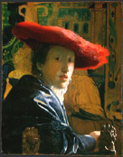 Vermeer's Girl with Red Hat