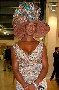 Race-going lady
