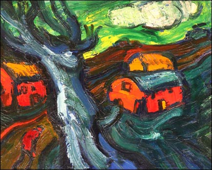 Farm At Attley Bridge - Theodore Major