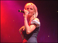 Sarah from Girls Aloud 