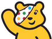 Pudsey says please make a donation