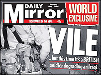 Stránka Daily Mirror