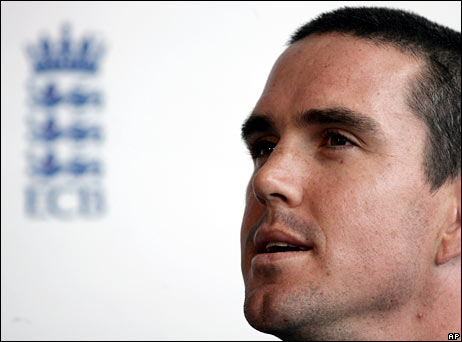 Kevin Pietersen at the Lord's news conference