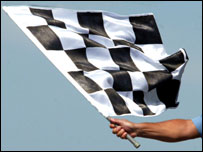 Chequered flag (GETTY IMAGES)