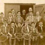 20th Mitcham Scout Troop, Easter Monday 1945. Colin and Alan Anderson in back row.