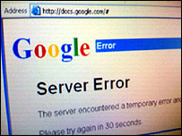 Google Docs homepage