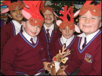 Pupils from St Wilfrid's Primary School