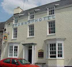 Brown's Hotel in Laugharne 