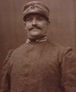 Angelo Granelli in Italian Army uniform during WWI