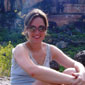 Claire relaxing at a stop on the trip. They were making their way from Perth to Broom - From SW to NW Australia