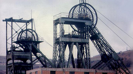 Image of a coal mine pit head
