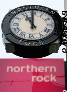 Northern Rock branch sign