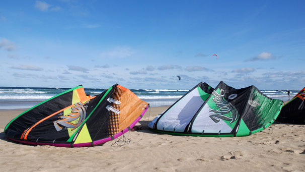 It was a five-day event attracting kitesurfers from across the UK and France.